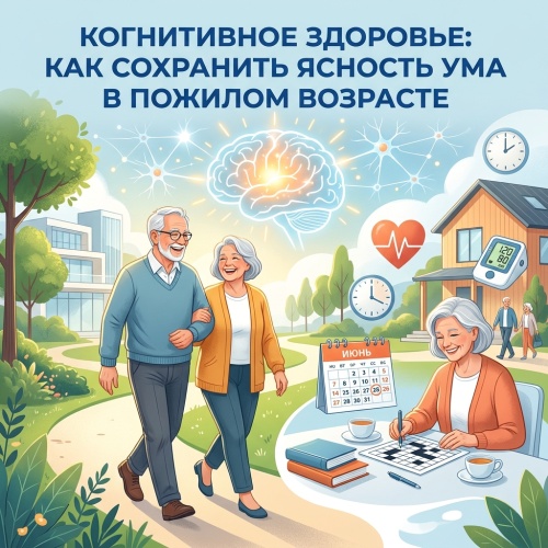 Когнитивное здоровье: как сохранить ясность ума в пожилом возрасте